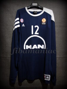 2013/2014 Euroleague Bayern Munich Robin Benzing Warm Up Front - MW