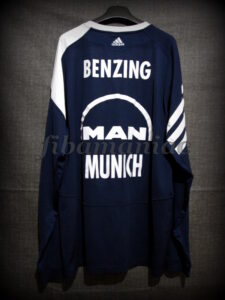 2013/2014 Euroleague Bayern Munich Robin Benzing Warm Up Back - MW