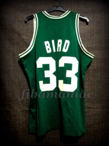 1984 & 1986 NBA Season & Finals MVP Boston Celtics Larry Bird Jersey - Back