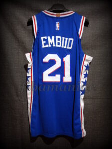 2018 All-NBA Second Team Philadelphia 76ers Joel Embiid Jersey - Back