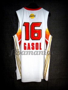 2009 NBA All Star West Pau Gasol Jersey – Back