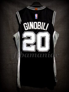 2018 NBA Retirement Game San Antonio Spurs Manu Ginóbili Jersey - Back