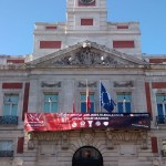 Puerta del Sol "dressed" with the event