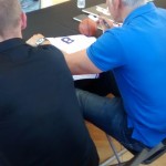 Joe Arlauckas signing my jersey