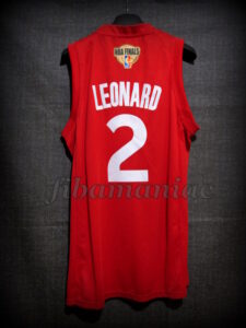 2019 NBA Finals MVP Toronto Raptors Kawhi Leonard Jersey - Back