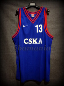2001 FIBA Suproleague Final Four CSKA Moscow Andrei Kirilenko Jersey - Front