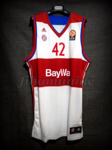 2015/2016 Euroleague Bayern Munich Maxi Kleber Jersey - Front