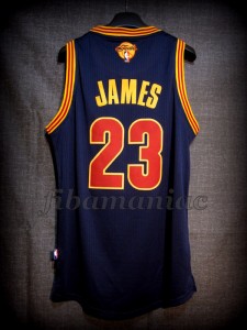 2016 NBA Finals MVP Cleveland Cavaliers Lebron James Jersey - Back