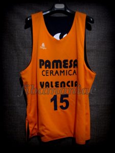 2003 ULEB Cup Champions Valencia Basket Víctor Luengo Training Jersey – Front