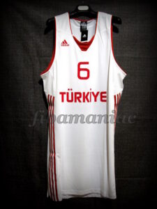 2013 U18 Eurobasket Champion Turkey Cedi Osman Jersey Front - Issued