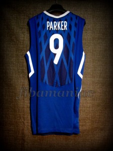 2010 World Cup France Tony Parker Jersey - Back