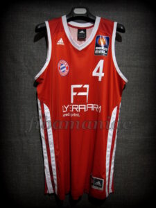 2013 All-BBL Team Bayern Munich Tyrese Rice Jersey - Front