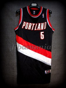 2009 NBA All-Rookie Second Team Portland Trail Blazers Rudy Fernández Jersey - Front