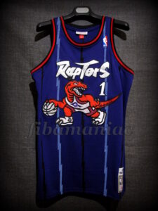 1997/1998 NBA Rookie Season Toronto Raptors Tracy McGrady Jersey - Front