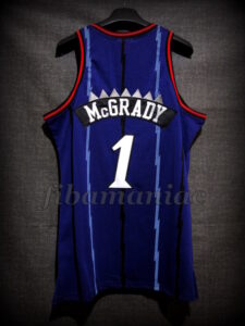 1997/1998 NBA Rookie Season Toronto Raptors Tracy McGrady Jersey - Back