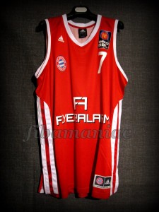 2012/2013 BBL Semifinals Bayern Munich Brandon Thomas Jersey - Front