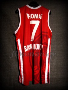 2012/2013 BBL Semifinals Bayern Munich Brandon Thomas Jersey - Back