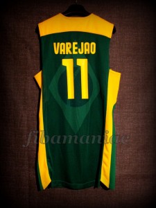 London 2012 Olympic Games Brazil Anderson Varejao Jersey - Back