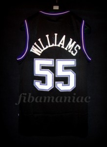 1999 NBA All-Rookie First Team Sacramento Kings Jason Williams Jersey - Back