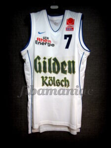 2003 German Cup Runner-up Rhein Energy Cologne Vladimir Bogojevic Jersey Front - MW