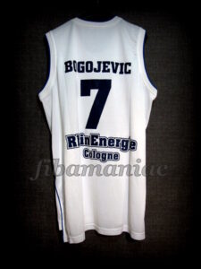 2003 German Cup Runner-up Rhein Energy Cologne Vladimir Bogojevic Jersey Back - MW
