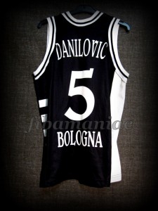 1999 Euroleague Final Four & Italian Cup Champions Virtus Bologna Predrag Danilovic Jersey - Back