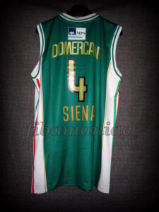 2009 Italian Triple Crown Montepaschi Siena Henry Domercant Jersey - Back