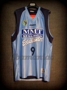 2008/2009 ACB CB Estudiantes Samo Udrih Jersey - Reverse Front
