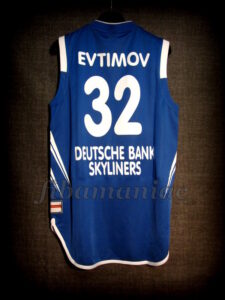 2009 BBL Top Four Cup Frankfurt Skyliners Ilian Evtimov Jersey - Back