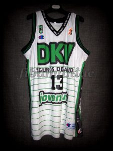 2003 Spanish King’s Cup Joventut Badalona Mehdi Labeyrie Jersey Front - MW