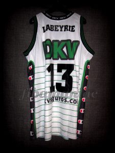 2003 Spanish King’s Cup Joventut Badalona Mehdi Labeyrie Jersey Back - MW