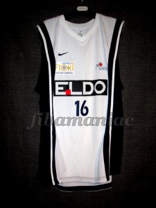 2006/2007 Euroleague Basket Napoli Claudio Maino Jersey Front - MW