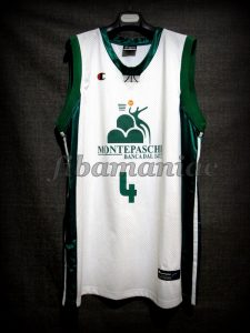 2010/2011 LEGA Supercup & Finals MVP Montepaschi Siena Bo McCalebb Jersey - Front
