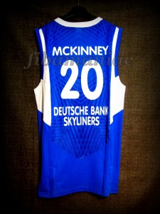 2010/2011 BBL Semifinals Frankfurt Skyliners Jimmy McKinney Jersey - Back