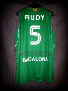 2008 Spanish King's Cup & EuroCup Finals MVP Joventut Badalona Rudy Fernández Jersey - Back