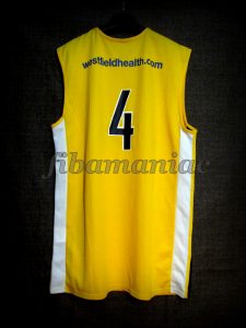 2004 British League & Cup Champions Sheffield Sharks Jersey Back - MW