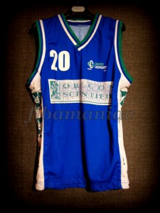 2001/2002 LEGA Semifinals Pallacanestro Cantù Shaun Stonerook Jersey - Front
