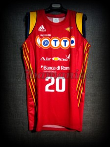 2007/2008 LEGA Finals Virtus Roma Roko Leni Ukic Jersey - Front