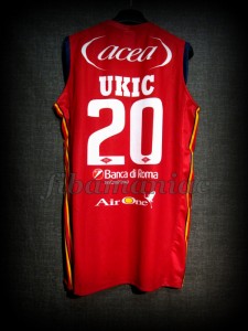 2007/2008 LEGA Finals Virtus Roma Roko Leni Ukic Jersey - Back
