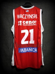 2014/2015 ACB Obradoiro CAB Santiago Adam Waczynski Jersey - Back