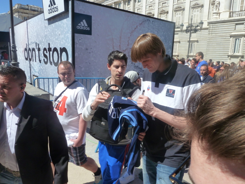 Me and Andrei in Madrid during the 2015 Euroleague Final Four