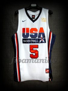 Chuck Daly Tribute Barcelona 2012 Pre-Olympic USA Basketball Kevin Durant Retro Jersey - Front