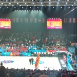 I recovered a very good seat so ... it's a hard decision but as Spain is in the game I decide to enjoy the game fully and forget the jerseys