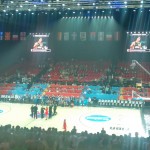 Sarunas Marciulionis in the FIBA Hall of Fame ceremony