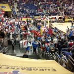 We changed the seats just before the halftime