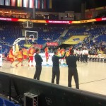 First row seats in the Spain VS Iceland game