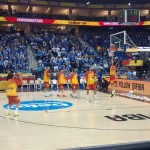 Last warm-up before the game