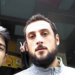 Selfie with Marco Belinelli after the jersey's signature