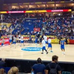 Italy halftime warm-up