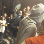I tried to get a proof and this was the result. It isn't the classic picture but Dirk and me with the hood ... I love it!!! Without doubt the picture of the trip!